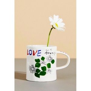 NIB Anthropologie Hotel Magique Melange Floral Mug